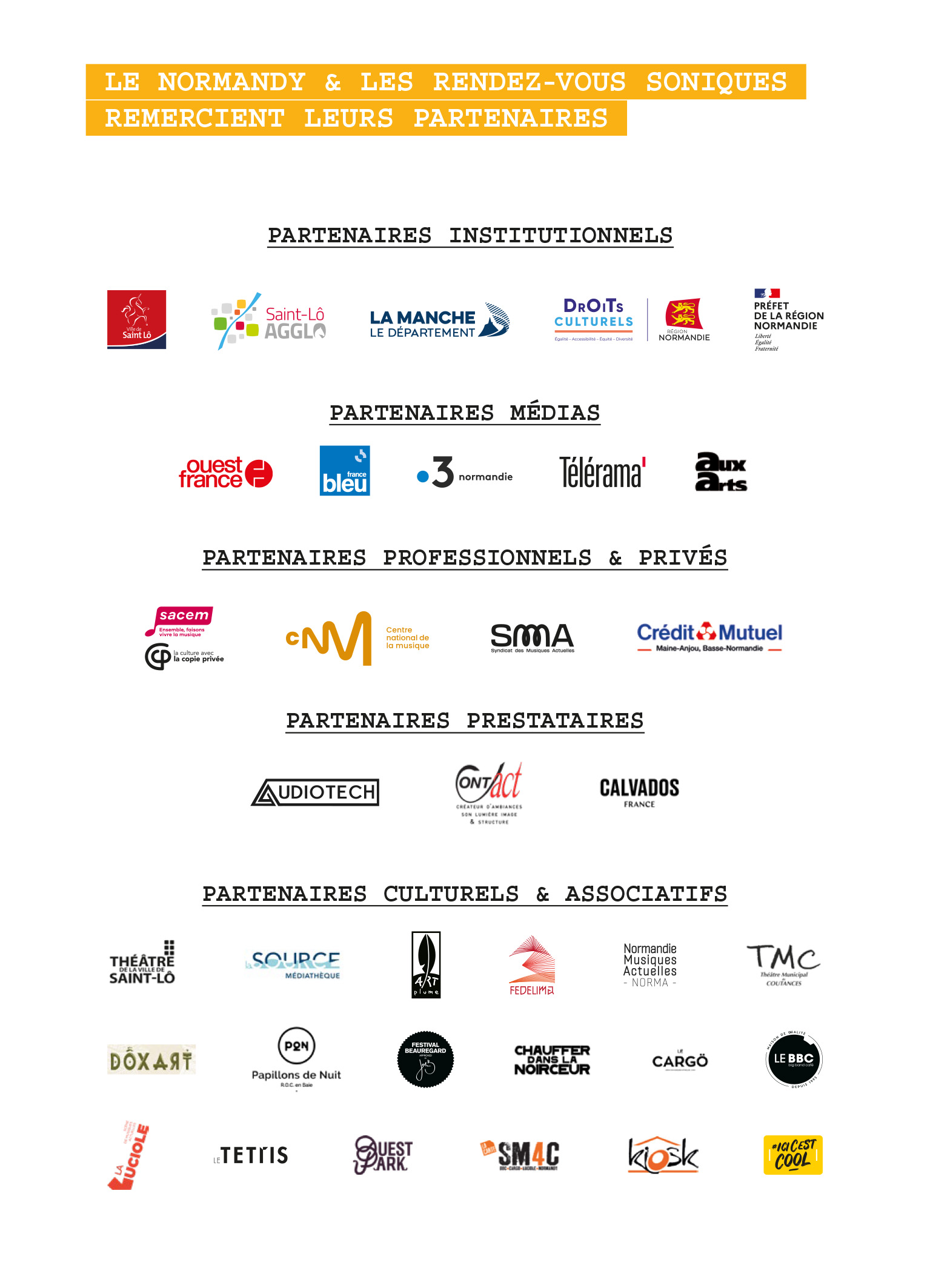 liste logos partenaires