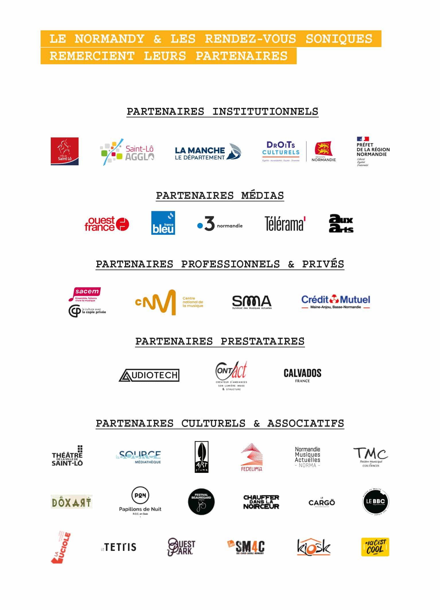 liste logos partenaires